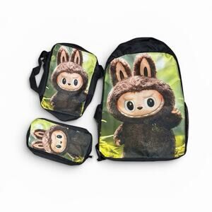 Labubu 3 Piece Bags Set Brand New